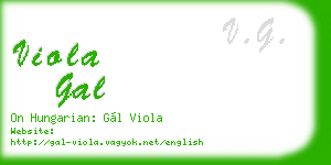 viola gal business card